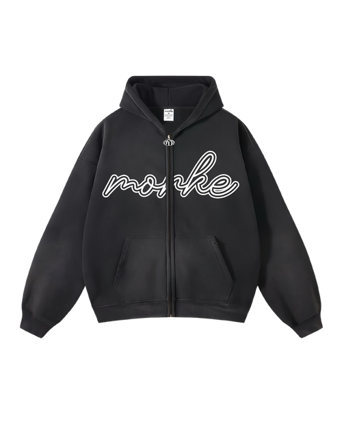 🖤 Hoodie ØDYRGANG FAMILY – Black Edition Reflective rear signature🔦