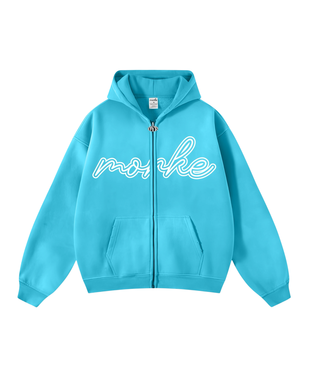 💧Hoodie ØDYRGANG FAMILY – Ocean Blue Edition, Reflective rear signature🔦
