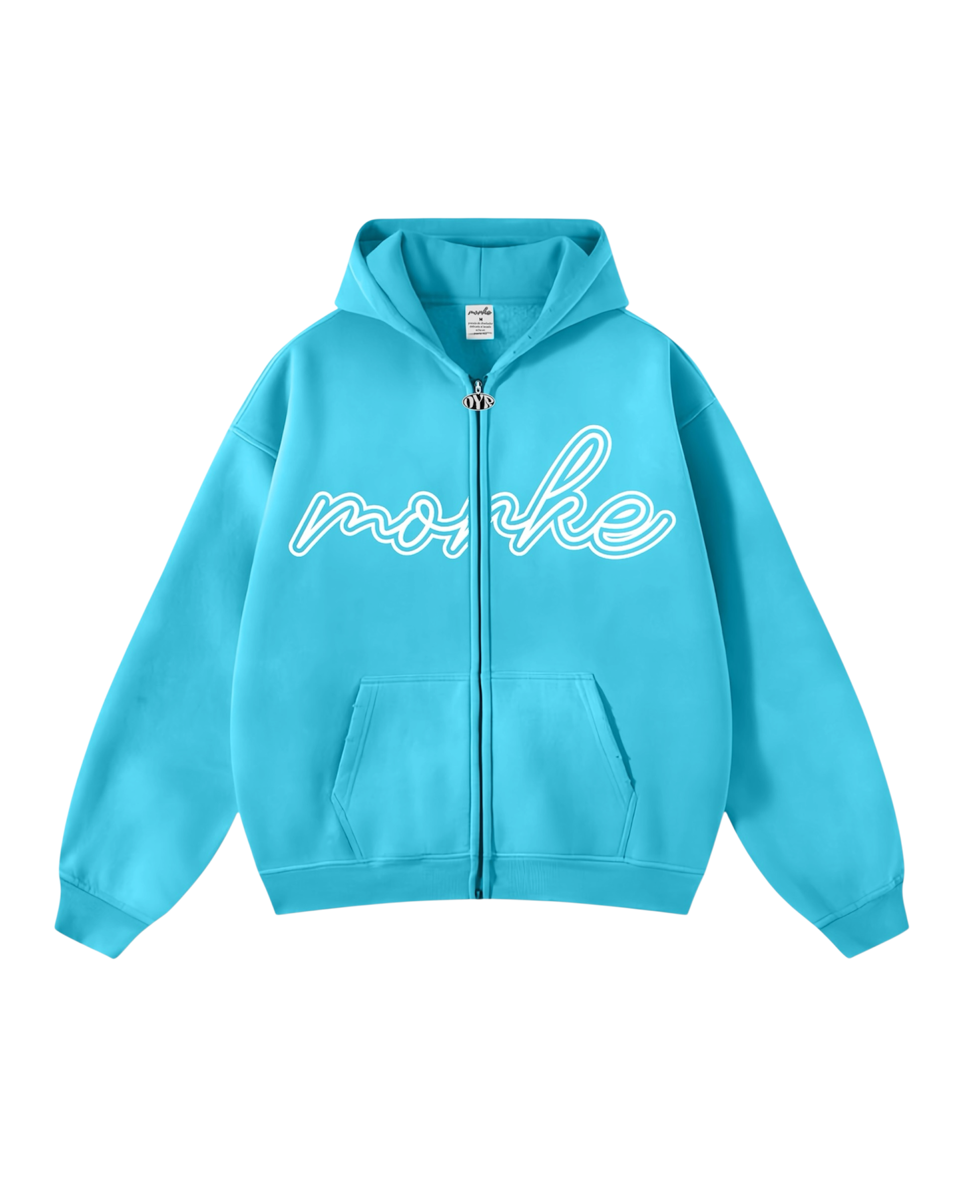 💧Hoodie ØDYRGANG FAMILY – Ocean Blue Edition, Reflective rear signature🔦