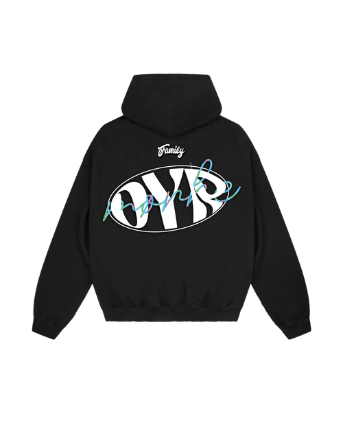 🖤 Hoodie ØDYRGANG FAMILY – Black Edition Reflective rear signature🔦
